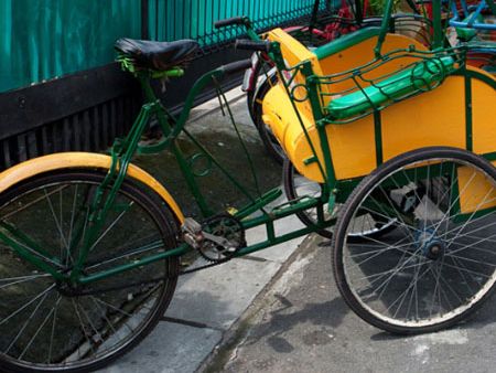 Chinese fietstaxi huren